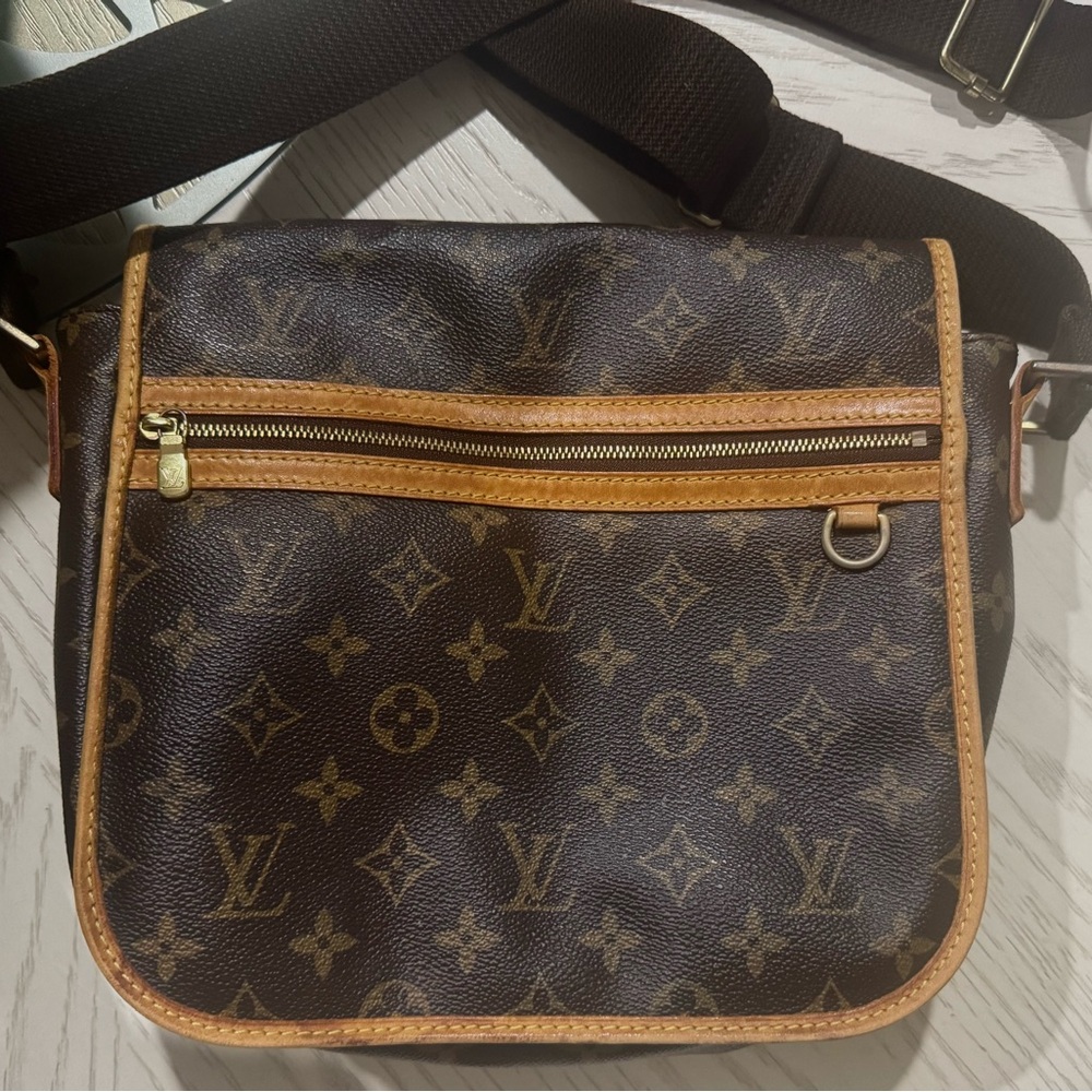 Louis Vuitton Brown Monogram Messenger  Bag